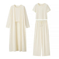Knitted sweater three piece set