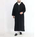 Long men's hooded shirt