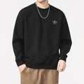 Style Heavyweight Crew Neck Printed Long Sleeve Sweatshirt for Men